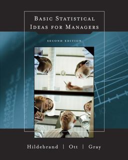 Basic Statistical Ideas for Managers (with CD-ROM) 2nd 9780534378059 Front Cover