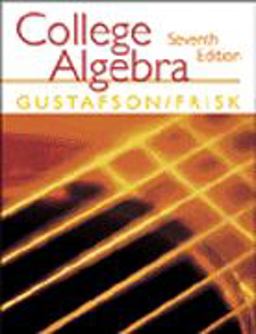 College Algebra 7th 9780534378837 Front Cover