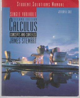 Single Variable Calculus Concepts and Contexts 2nd 9780534379230 Front Cover