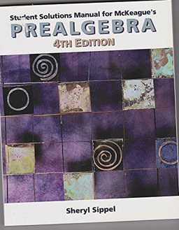 Student Solutions Manual for Mckeague's Prealgebra