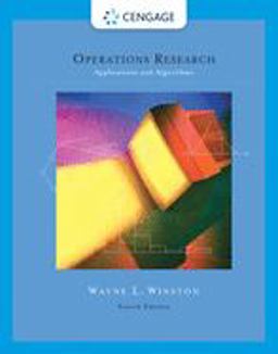 Operations Research Applications and Algorithms (with CD-ROM and InfoTracï¿½) 4th 9780534380588 Front Cover