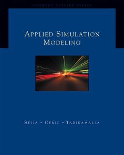 Applied Simulation Modeling  9780534381592 Front Cover