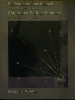 Algebra f/Coll Stdts Ssm