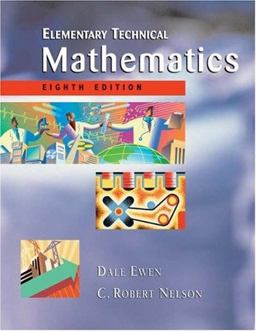 Elementary Technical Mathematics 8th 9780534386375 Front Cover