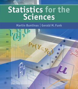 Statistics for the Sciences  9780534387747 Front Cover