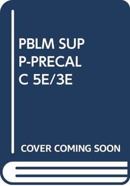 Pblm Supp-Precalc 5e/3e