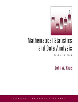 Mathematical Statistics and Data Analysis (with CD Data Sets) 3rd 9780534399429 Front Cover