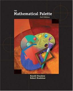 Mathematical Palette 3rd 9780534403652 Front Cover