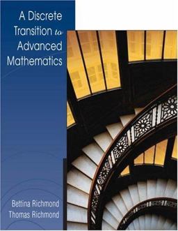 Discrete Transition to Advanced Mathematics  9780534405182 Front Cover