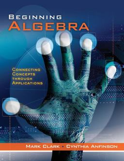 Beginning Algebra Connecting Concepts Through Applications  9780534419387 Front Cover