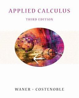 Applied Calculus (with InfoTrac) 3rd 9780534419585 Front Cover