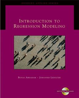 Introduction to Regression Modeling (with CD-ROM)  9780534420758 Front Cover