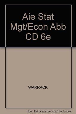 Aie Stat Mgt/Econ Abb CD 6e