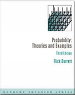 Probability Theory and Examples 3rd 9780534424411 Front Cover