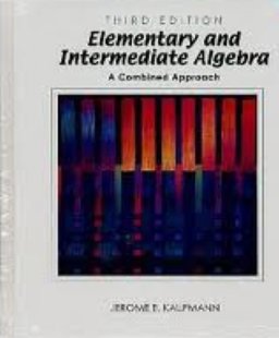 Elementary and Intermediate Algebra