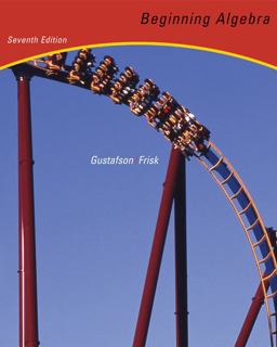 Beginning Algebra 7th 9780534463328 Front Cover