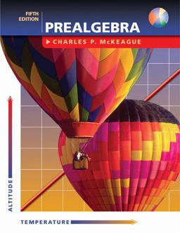 Prealgebra 5th 9780534464042 Front Cover