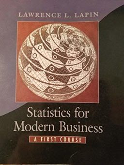 Statistics for Modern Business