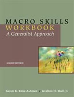 Macro Skills A Generalist Approach 2nd 9780534513023 Front Cover