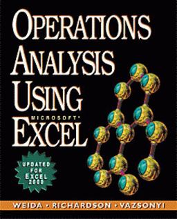 Operations Analysis Using Microsoft Excel  9780534517397 Front Cover