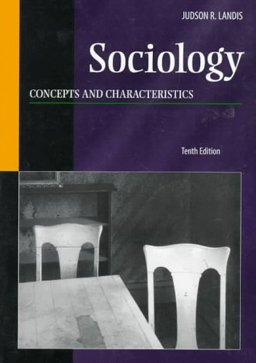 Sociology Concepts and Characteristics 10th 1997 9780534525606 Front Cover