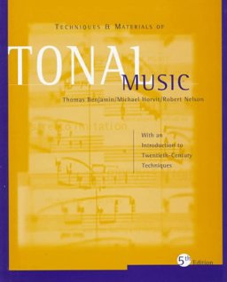 Techniques and Materials of Tonal Music 5th 9780534526238 Front Cover
