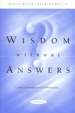 Wisdom Without Answers Wisdom Without Answers
