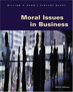 Moral Issues in Business 9th 9780534536541 Front Cover