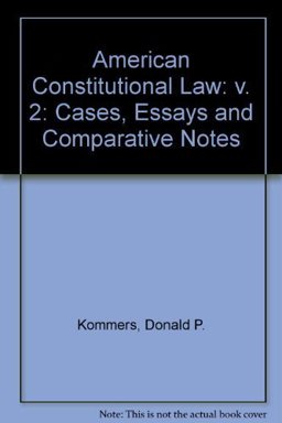 American Constitutional Law American Constitutional Law