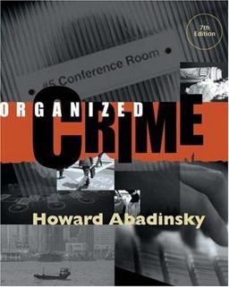 Organized Crime 7th 9780534551582 Front Cover