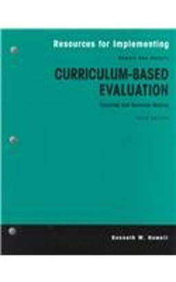 Curriculum Based Evaluation Curriculum Based Evaluation