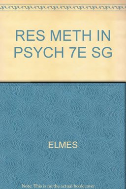 Res Meth in Psych 7e Sg