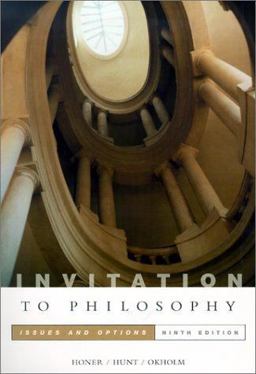 Invitation to Philosophy Issues and Options 9th 9780534561376 Front Cover