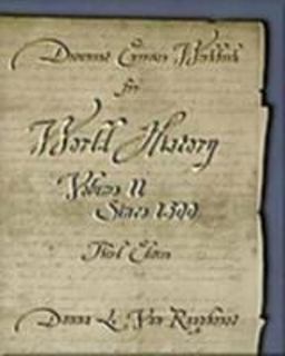 Document Exercise Workbook for World History