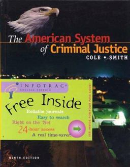 The American System of Criminal Justice
