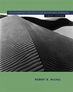 Fundamental Statistics for Behavioral Sciences 8th 9780534577803 Front Cover