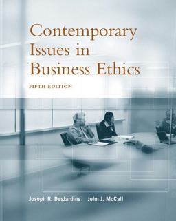 Contemporary Issues in Business Ethics 5th 9780534584641 Front Cover