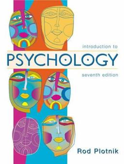 Introduction to Psychology 7th 9780534589349 Front Cover
