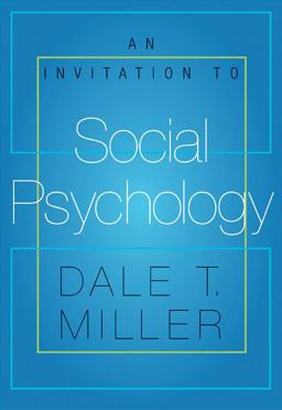 Invitation to Social Psychology  9780534592059 Front Cover
