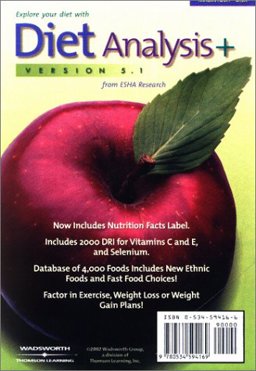 Diet Analysis Plus 5.1 for Macintosh