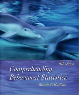 Comprehending Behavioral Statistics 4th 9780534606275 Front Cover