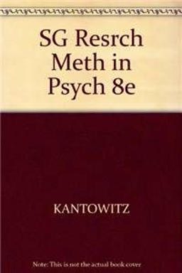Research Methods in Psychology