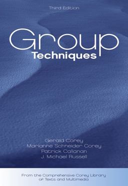 Group Techniques 3rd 9780534612672 Front Cover
