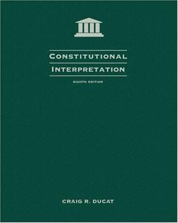 Constitutional Interpretation