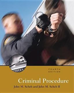 Criminal Procedure 4th 9780534616618 Front Cover