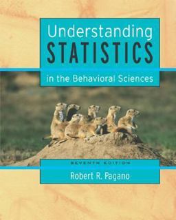 Understanding Statistics in the Behavioral Sciences (with CD-ROM and InfoTrac)