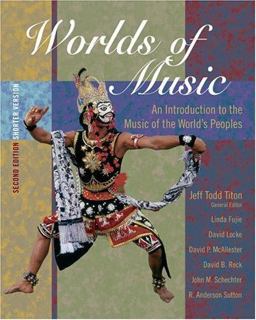 Worlds of Music Introduction to the Music of the World's People 2nd 9780534627577 Front Cover