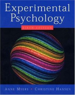 Experimental Psychology 6th 9780534634414 Front Cover