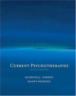 Current Psychotherapies 7th 9780534638504 Front Cover