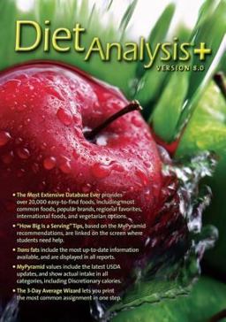 Diet Analysis Plus 7. 1 Windows Cd-Rom